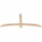 Ekena Millwork Bellingham Smooth Timber Gable Bracket, Douglas Fir, 60"W x 27"H x 1 1/2"D x 3 1/2"F, 11/12 Pitch GBW060X27X0204BEL00SDF - alternate 3